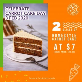 The-Coffee-Bean-and-Tea-Leaf-Carrot-Cake-Day-Promotion-1-350x350 3 Feb 2020: The Coffee Bean and Tea Leaf Homestyle Carrot Cake Promotion