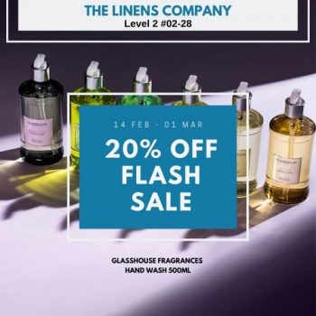 The-Linens-Company-Winter-Flash-Sales-at-Cluny-Court-350x350 14 Feb-1 Mar 2020: The Linens Company Winter Flash Sales at Cluny Court