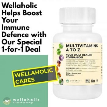 Wellaholic-Special-1-for-1-Multivitamins-Deal-350x350 5 Feb 2020 Onward: Wellaholic Special 1-for-1 Multivitamins Deal