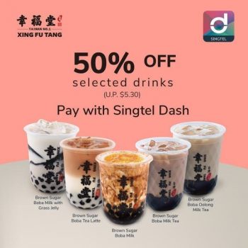 Xing-Fu-Tang-Brown-Sugar-Drinks-Promotion-with-Singtel-Dash-350x350 5-29 Feb 2020: Xing Fu Tang Brown Sugar Drinks Promotion with Singtel Dash