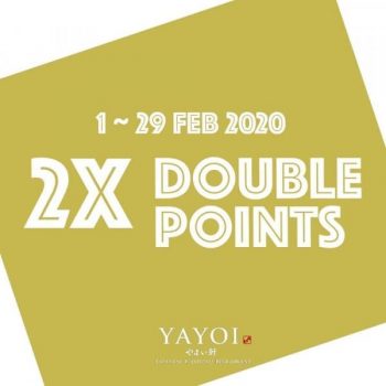 YAYOI-Double-Points-Month-Promotion-350x350 1-29 Feb 2020: YAYOI Double Points Month Promotion