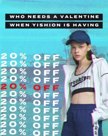 Yishion-Valentine’s-Day-Promotion-350x438 7-16 Feb 2020: Yishion Regular Priced Items Promotion