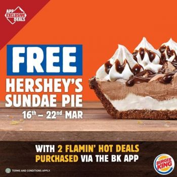 Burger-King-Free-Hersey’s-Sundae-Pie-Promo-350x350 16-22 Mar 2020: Burger King Free Hersey’s Sundae Pie Promo