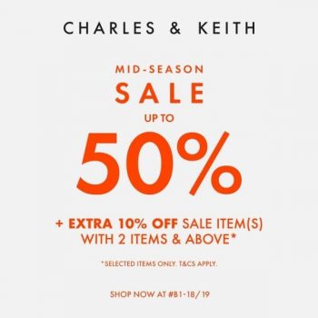 CHARLES-and-KEITH-Mid-Season-Sale-at-Wisma-Atria-350x350 9 Mar 2020 Onward: CHARLES and KEITH Mid-Season Sale at Wisma Atria