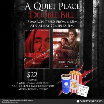 Cathay-Cineplex-Jem-A-Quiet-Place-Double-Bill-350x350 17 Mar 2020: Cathay Cineplex Jem A Quiet Place Double Bill