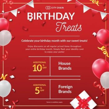 City-Chain-Birthday-Treats-Promotion-350x350 2 Mar 2020 Onward: City Chain Birthday Treats Promotion