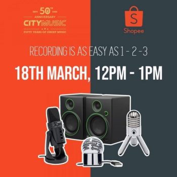 City-Music-Livestream-and-Special-Flash-Sale-on-Shopee-350x350 18 Mar 2020: City Music Livestream and Special Flash Sale on Shopee