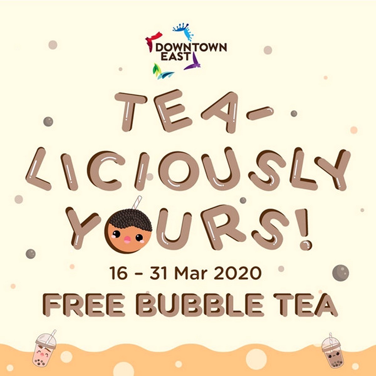 Downtown-East-Free-Bubble-Tea-Promotion-2020-Giveaway-Freebies-2021-Discounts-Offers-007 16-31 Mar 2020: Downtown East FREE Bubble Tea Promotion! KOI The, Kung Fu Tea, Each A Cup, Tea Valley & Yocha!