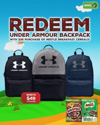 Free-Under-Armour-Backpack-With-Nestle-Breakfast-Cereals-at-Major-Supermarkets-350x438 9-19 Mar 2020: Free Under Armour Backpack With Nestle Breakfast Cereals at Major Supermarkets