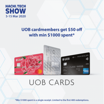 Hachi.tech-Show-IT-Gadgets-Online-Sales-with-UOB-Card-350x350 5-15 Mar 2020: Hachi.tech Show IT Gadgets Online Sales with UOB Card