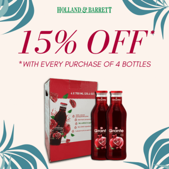 Holland-and-Barrett-Grante’s-Premium-Nfc-Pomegranate-Juice-Promotion-350x350 11 Mar 2020 Onward: Holland and Barrett Grante’s Premium NFC Pomegranate Juice Promotion