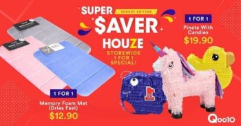 Houze-Storewide-Special-1-for-1-Special-Promotion-on-Qoo10-350x183 2 Mar 2020 Onward: Houze Storewide Special 1-for-1 Special Promotion on Qoo10