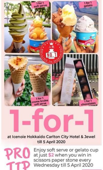 Icenoie-Hokkaido-1-For-1-Creme-Brulee-Soft-Serve-Promo-350x573 Now till 5th April 2020: Icenoie Hokkaido 1-For-1 Creme Brulee Soft Serve Promo