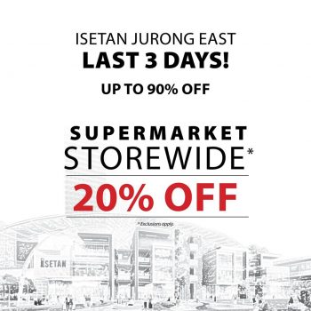 Isetan-Jurong-East-Final-3-Days-Sale-350x350 6-8 Mar 2020: Isetan Jurong East Final 3 Days Sale