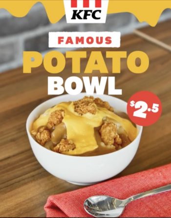 KFC-Famous-Potato-Bowl-Promotion-350x446 Now till 2 Apr 2020: KFC Famous Potato Bowl Promotion for S$2.50 only!