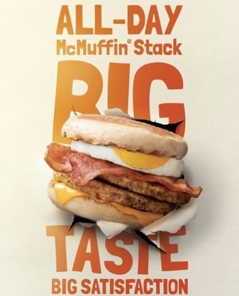 McDonald’s-McMuffin-Stack-Promotion-350x432 6 Mar 2020 Onward: McDonald’s McMuffin Stack Promotion! All-Day Long!!