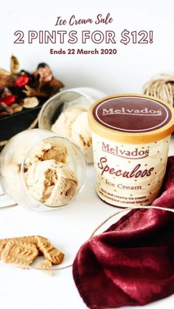 Melvados-Ice-Cream-Sale-350x622 Now till 22 Mar 2020: Melvados Ice Cream Sale
