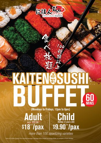 Nihon-Mura-Sushi-Buffet-Promotion-350x495 3 Mar 2020 Onward: Nihon Mura Sushi Buffet Promotion
