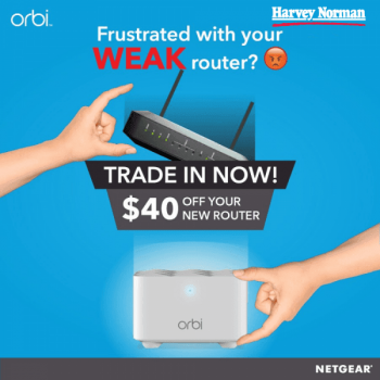 ORBI-Mesh-WiFi-System-Promotion-at-Harvey-Norman-350x350 11-31 Mar 2020: ORBI Mesh WiFi System Promotion at Harvey Norman