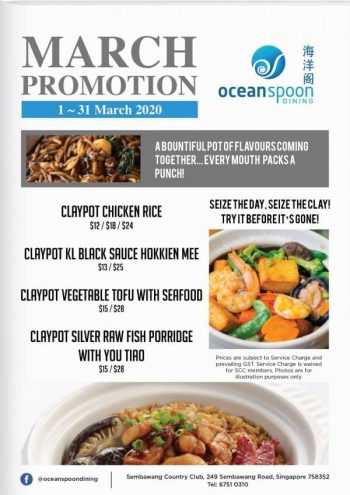 Ocean-Spoon-Dining-March-Claypot-Promotion-350x495 1-31 Mar 2020: Ocean Spoon Dining March Claypot Promotion