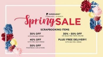 Papermarket-Spring-Sale-350x194 1 Feb-31 Mar 2020: Papermarket Spring Sale