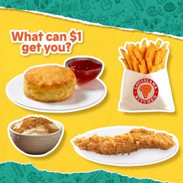 1131 Mar 2020 Popeyes Louisiana Kitchen Combo Meal Promotion SG