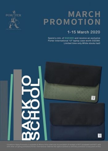 Porter-International-March-Promotion-350x492 1-15 Mar 2020: Porter International March Promotion at Wisma