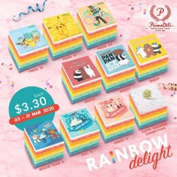 Primadeli-Petite-Rainbow-Connection-and-Cartoon-Character-Petite-Cakes-Promotion-350x350 3-31 Mar 2020: Primadeli Petite Rainbow Connection and Cartoon Character Petite Cakes Promotion