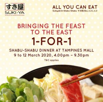 SUKI-YA-1-for-1-Shabu-Shabu-Buffet-Dinner-Promotion-at-Tampines-Mall-1-350x344 9-12 Mar 2020: SUKI-YA 1-for-1 Shabu Shabu Buffet Dinner Promotion at Tampines Mall
