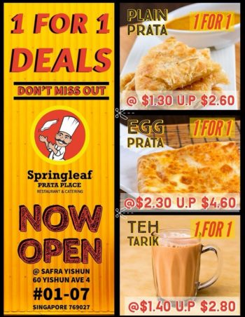 Springleaf-Prata-1-for-1-Deals-Promo-350x452 Now till 31 Mar 2020: Springleaf Prata 1-for-1 Deals Promo