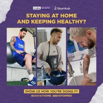 StarHub-BeIN-SPORTS-Stay-At-Home-Contest-350x350 Now till 3 Apr 2020StarHub BeIN SPORTS Stay At Home Contest