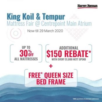 The-King-Koil-and-Tempur-Mattress-Fair-at-Centrepoint-Main-Atrium-350x350 Now till 29 Mar 2020: The King Koil and Tempur Mattress Fair at Centrepoint Main Atrium