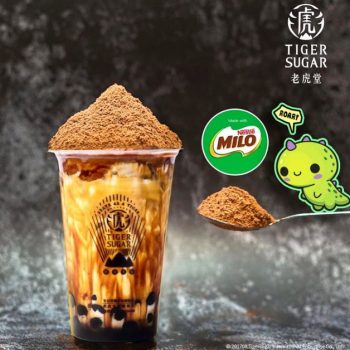 Tiger-Sugar-MILO-Dinosaur-Brown-Sugar-Boba-Milk-Promotion-350x350 2 Mar 2020 Onward: Tiger Sugar MILO Dinosaur Brown Sugar Boba Milk Promotion