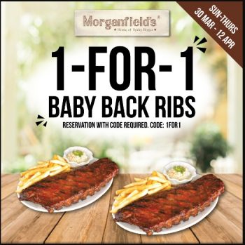 Untitled-350x349 30 Mar-12 Apr 2020: Morganfield’s 1-for-1 Baby Back Ribs Promo