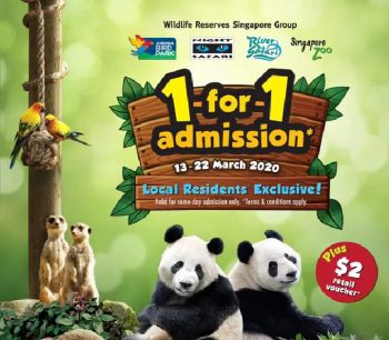 Wildlife-Reserves-Singapore-Group-1-for-1-Admission-Promotion-350x306 13-22 Mar 2020: Wildlife Reserves Singapore Group 1-for-1 Admission Promotion