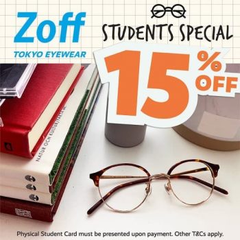 Zoff-Student-Special-Promotion-at-Suntec-City-350x350 11-31 Mar 2020: Zoff Student Special Promotion at Suntec City