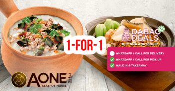 A-One-Claypot-House-1-For-1-Porridge-Deals-350x183 11 Apr 2020 Onward: A-One Claypot House 1-For-1 Porridge Deals