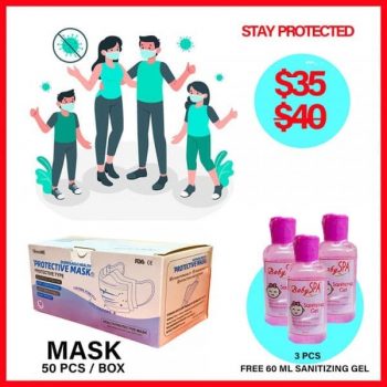 Baby-Spa-Disposable-Health-Protective-Mask-Promotion-350x350 27 Apr 2020 Onward: Baby Spa Disposable Health Protective Mask Promotion