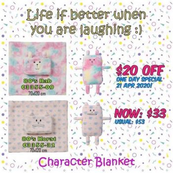 Craftholic-Character-Blanket-Promo-350x350 22 Apr 2020 Onward: Craftholic Character Blanket Promo