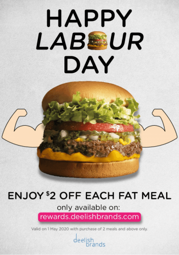 Fat-Burger-Labour-Day-Promotion-350x499 1 May 2020: Fat Burger Labour Day Promotion