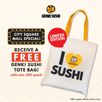 Genki-Sushi-New-Outlet-Promo-350x350 2 Apr 2020: Genki Sushi New Outlet Promo