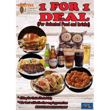 Hooters-1-for-1-Deal-350x350 1 Apr 2020 Onward: Hooters 1 for 1 Deal