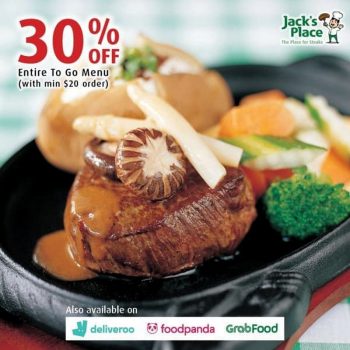 Jacks-Place-30-off-Promotion-350x350 Now till 4 May 2020: Jack's Place 30% off Promotion