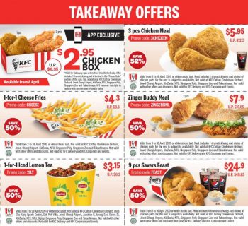 KFC-Takeaway-Delivery-1-for-1-Promotions-1-350x320 Now till 26 Apr 2020: KFC Takeaway & Delivery 1-for-1 Promotions