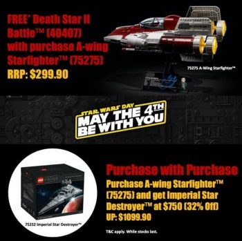 LEGO-Star-Wars-Purchase-with-Purchase-Promotion-350x349 1-31 May 2020: LEGO Star Wars Purchase with Purchase Promotion