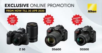 Nikon-Online-Exclusive-Promotion-at-Lazada-350x184 28-30 Apr 2020: Nikon Online Exclusive Promotion at Lazada