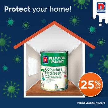 Nippon-Paint-25-off-Promo-350x350 Now till 30 Apr 2020: Nippon Paint 25% off Promo