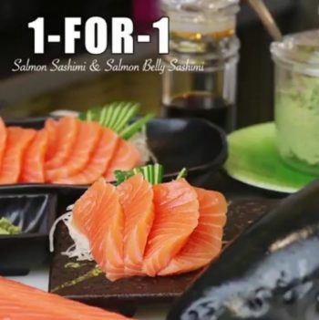 One-Sushi-1-for-1-Promotion-350x351 21 Apr 2020 Onward: One Sushi  1 for 1 Promotion