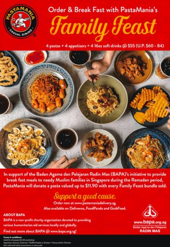 Pastamania-Family-Feast-Promotion-350x508 Now till 23 May 2020: Pastamania Family Feast Promotion