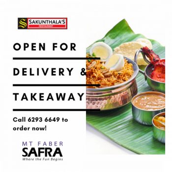 SAFRA-Mount-Faber-Delivery-Takeaway-Promo-350x350 13 Apr 2020 Onward: Sakunthala's Delivery & Takeaway Promo